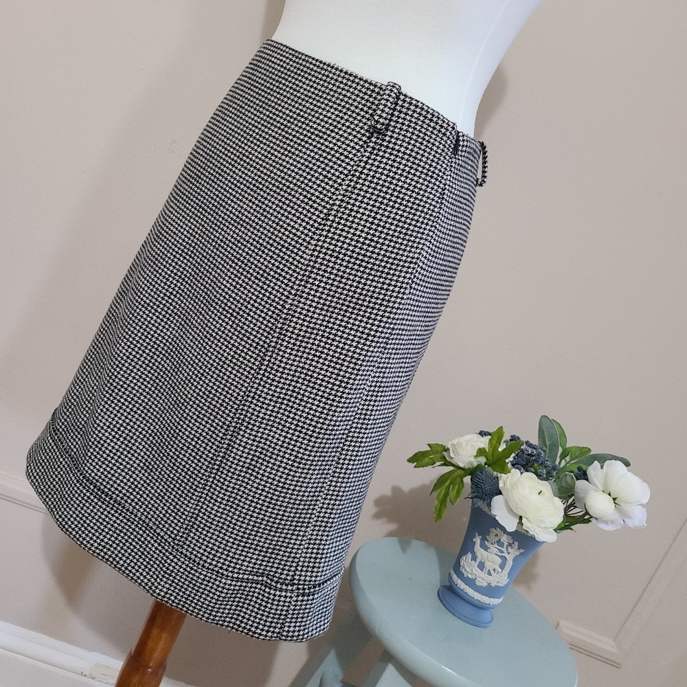 Maxmara Weekend Houndstooth Winter Fall Skirt 4 - image 3